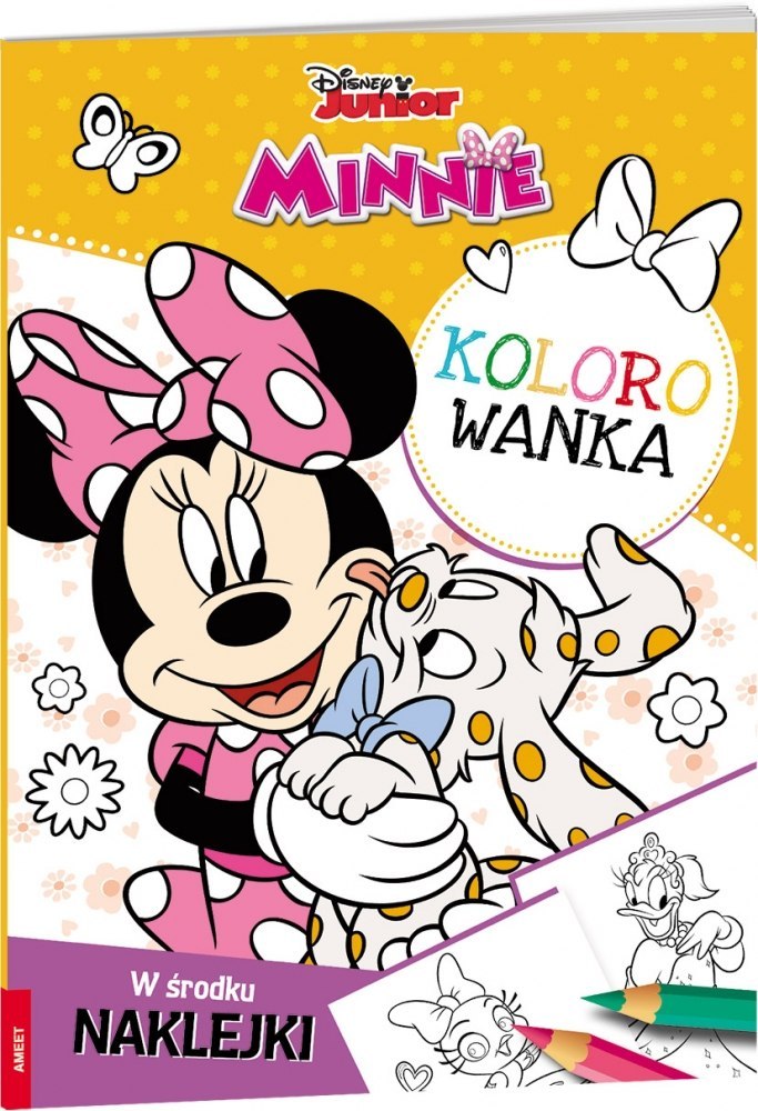 Malbuch 200 x 290 Minnie-Aufkleber